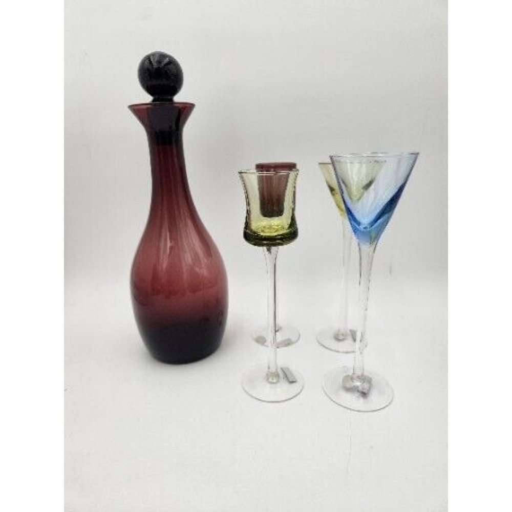 International Silver Company Decanter Cordial Glasses Multicolor Barware Macy's